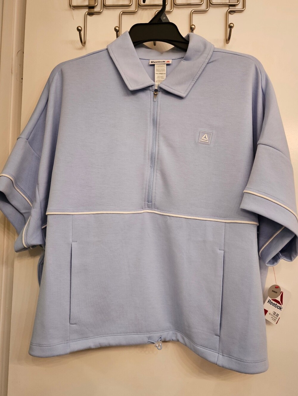 Women's Reebok Team Player Pullover - Size XXXL - Baby Blue Jay - NWT